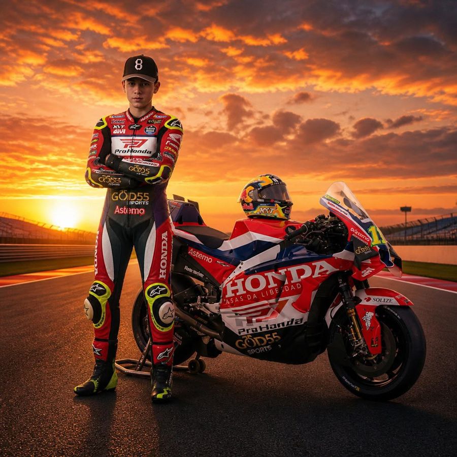 Foto con escena de Honda